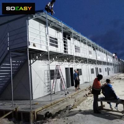 Biaya Rendah untuk Lokasi Konstruksi Rumah K Prefabrikasi untuk Kamp Kerja