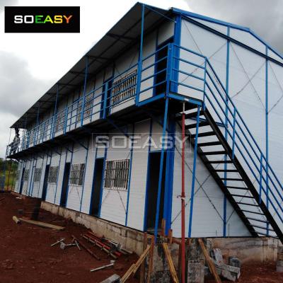 Struktur Baja Rumah Di Lokasi Konstruksi Sandwich Panel Untuk Dinding Rumah K Prefabrikasi