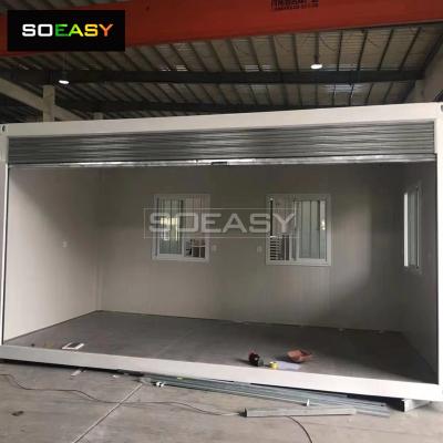 20ft flat pack container house prefab modular container penyimpanan kontainer rumah kecil
