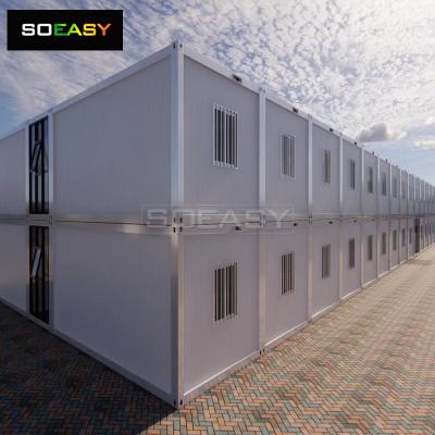 CE disetujui Distributor Disesuaikan modular prefab flat pack rumah kontainer panggilan apartemen tinggal asrama untuk dijual
