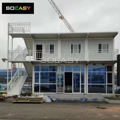 Distributor Cina Dengan Logo flat pack container house prefab modular container small home container office
