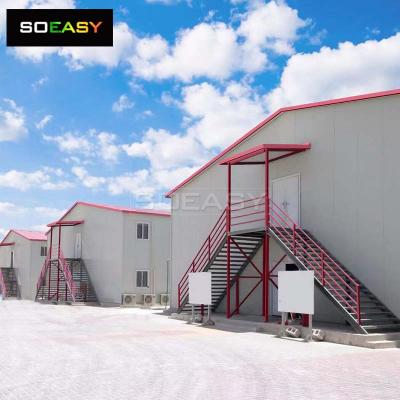Rumah Prefab Akomodasi Kamp Buruh Asrama Kamp Pertambangan Kantor Kamp Minyak & Gas Lokasi Konstruksi