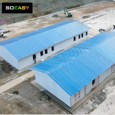 Rumah Prefab Akomodasi Lokasi Konstruksi Kamp Buruh Rumah Sementara Asrama Kamp Pertambangan
