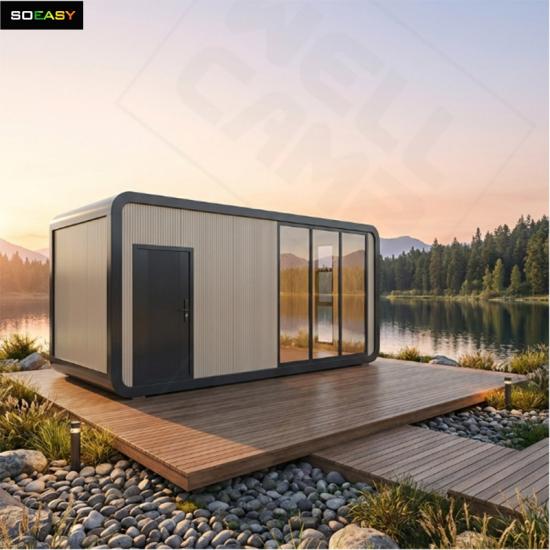 Apple Cabin Luxury Prefab Modular House for Coastal Resort Living untuk dijual