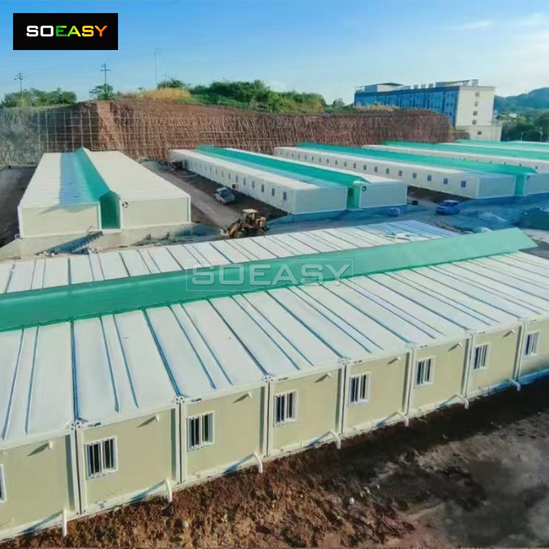 China Soeasy Instalasi Rumah Kontainer Kemasan Datar Kontainer Pengiriman untuk kantor, toko, villa
