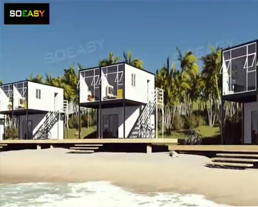 Container Hotel Villa Membuat Rumah Kontainer Yang Dapat Dilepas