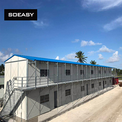 rumah prefabrikasi k untuk asrama di pulau pasifik